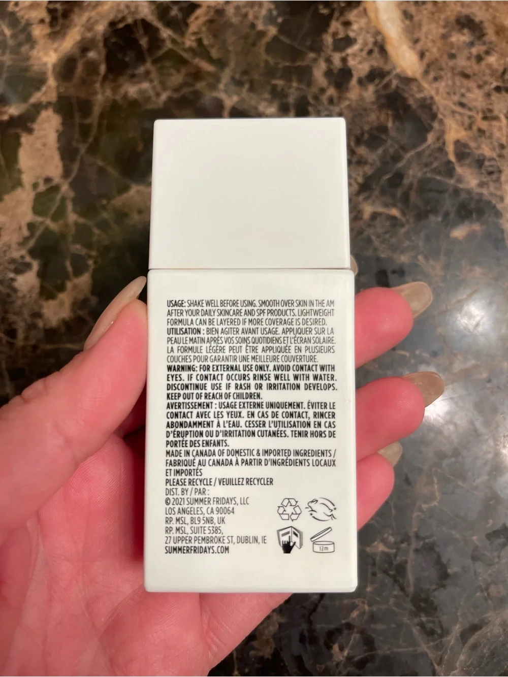 New Summer Fridays Sheer Skin Tint Shade 6